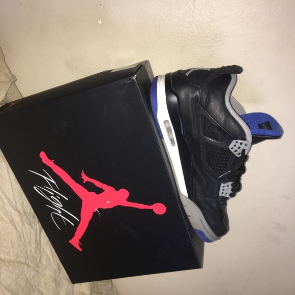 jordan 4s blue and black